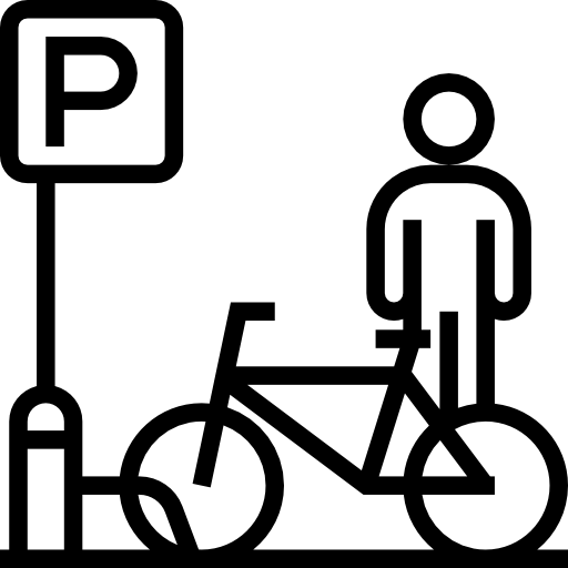 Bicycle parking Meticulous Line icon