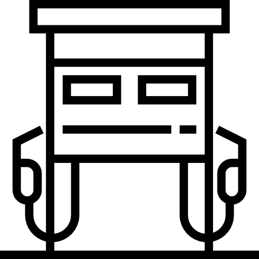 Gas station Meticulous Line icon