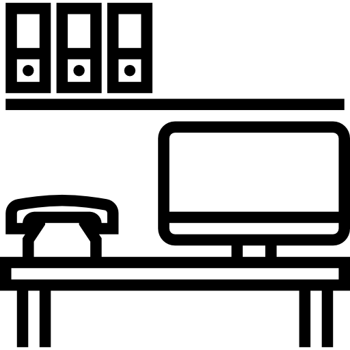 Desk Meticulous Line icon