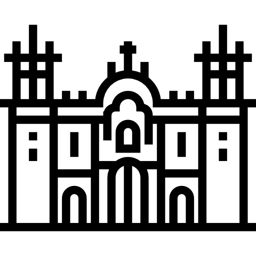 cattedrale di cuzco Meticulous Line icona