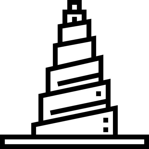 Samarra minaret Meticulous Line icon