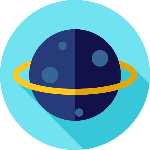 Saturn Flat Circular Flat icon