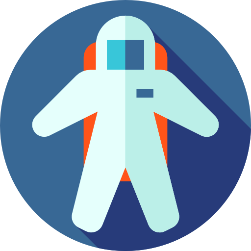 Astronaut Flat Circular Flat icon