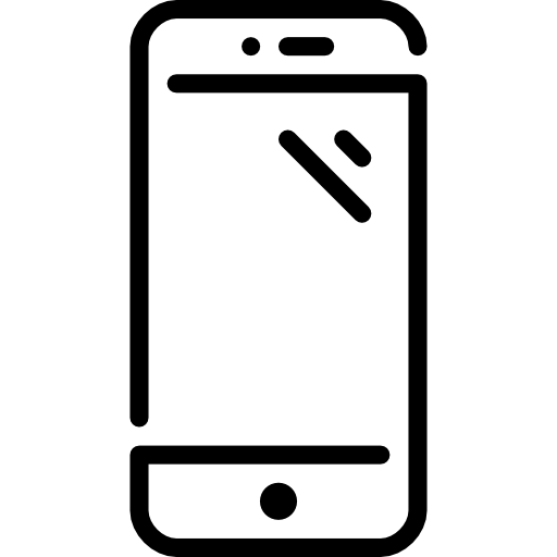 Iphone Opened Outlines Lineal icon