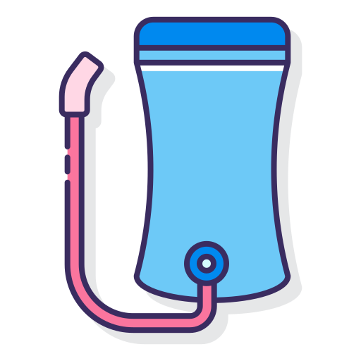 Hydration bladder Flaticons Lineal Color icon