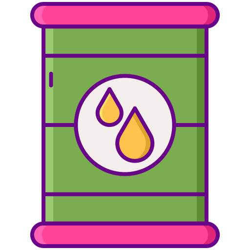 Raw oil Flaticons Lineal Color icon