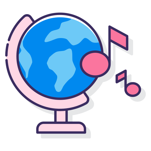 Earth globe Flaticons Lineal Color icon