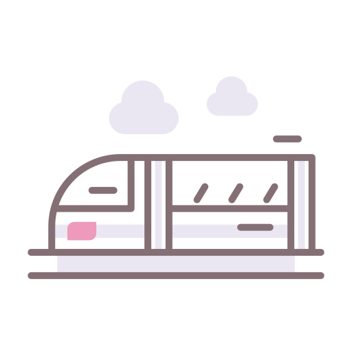 Monorail Flaticons Lineal Color icono