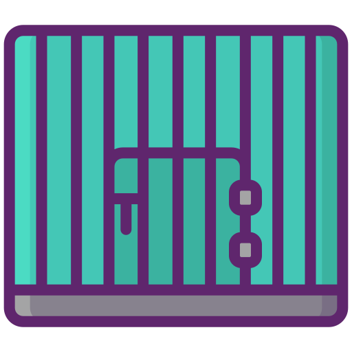 Клетка для домашних животных Flaticons Lineal Color иконка