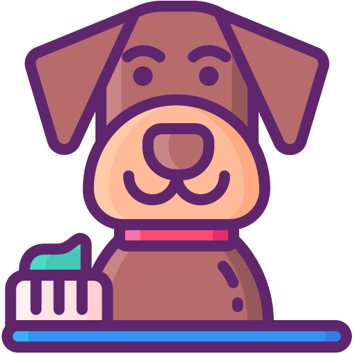 犬 Flaticons Lineal Color icon