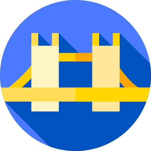 ロンドン橋 Flat Circular Flat icon