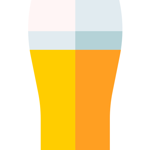 pinta di birra Basic Straight Flat icona