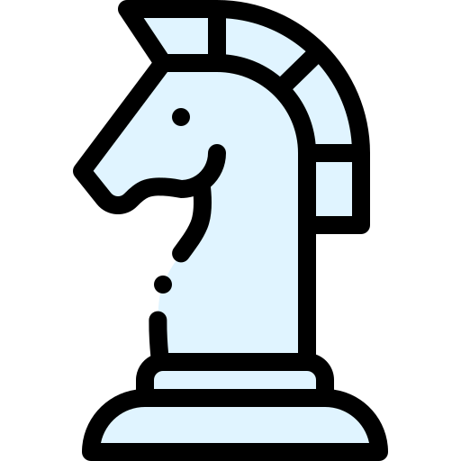 Chess Detailed Rounded Lineal color icon