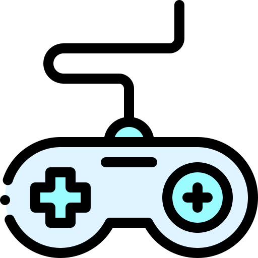 Video game Detailed Rounded Lineal color icon