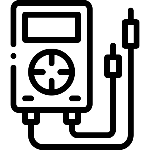 voltmeter Detailed Rounded Lineal icoon