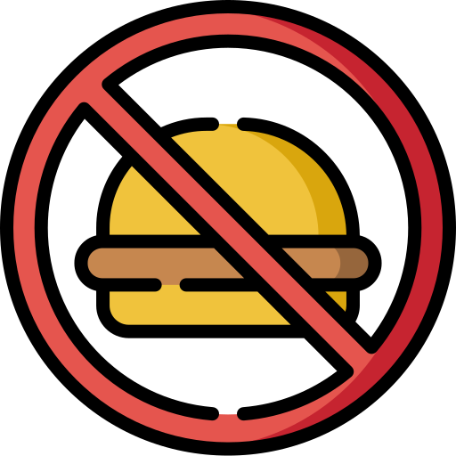 No food Special Lineal color icon
