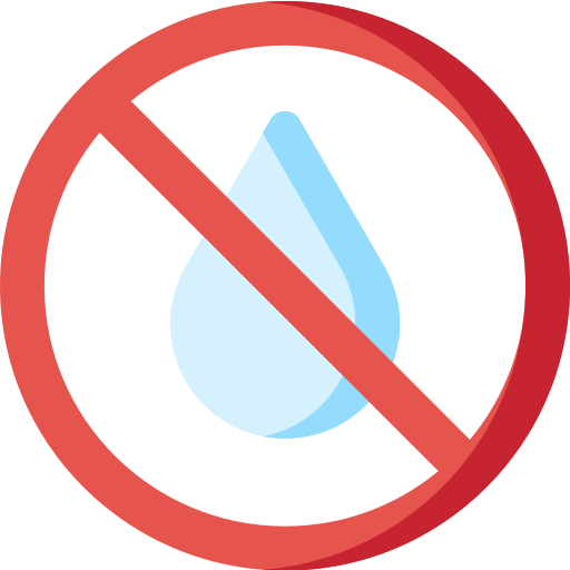 No water Special Flat icon