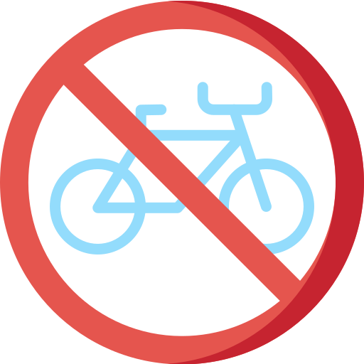 No bike Special Flat icon