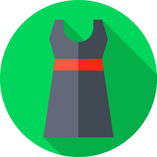 ドレス Flat Circular Flat icon