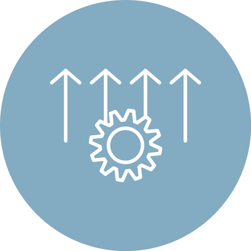 Process improvement Generic color fill icon