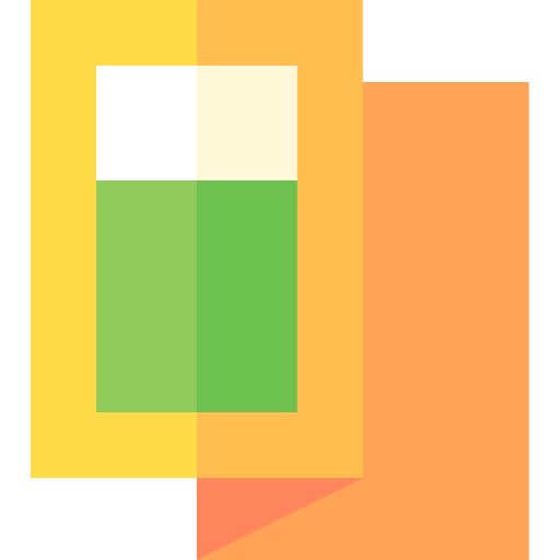 broschüre Basic Straight Flat icon