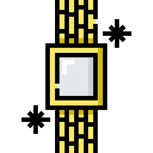 손목 시계 Detailed Straight Lineal color icon