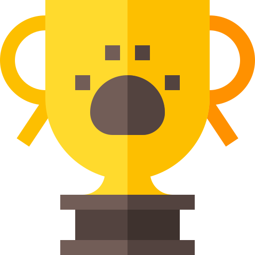 Trophy Basic Straight Flat icon