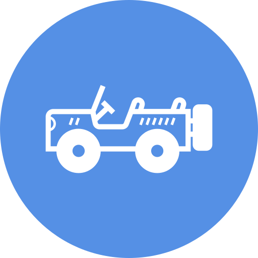 jeep Generic color fill icono