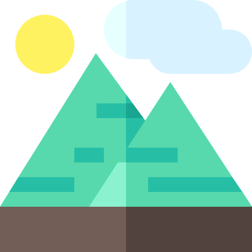 Montaña Basic Straight Flat icono