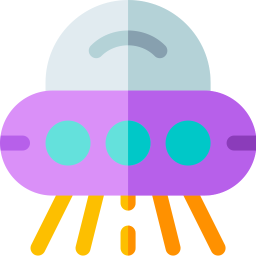 ufo Basic Rounded Flat icona