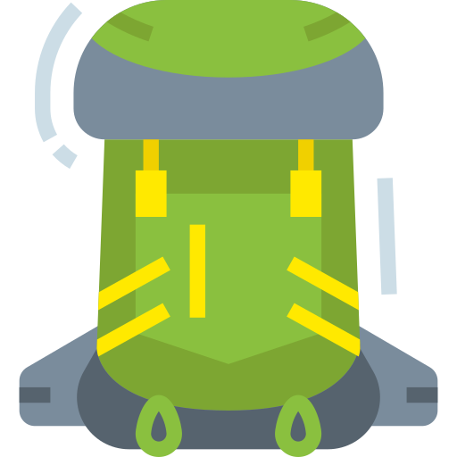Backpack Nhor Phai Flat icon
