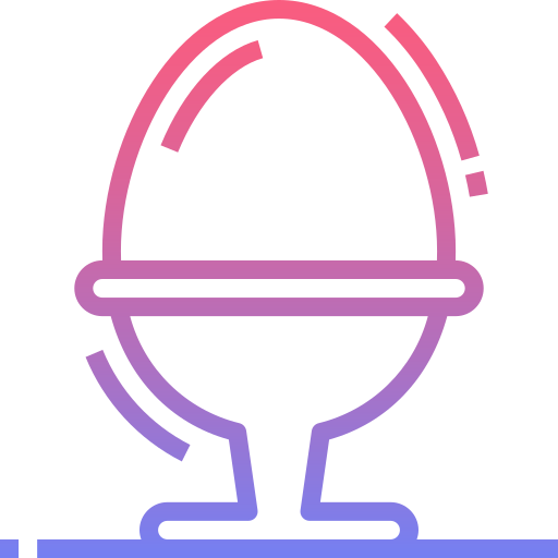 Вареное яйцо Nhor Phai Lineal Gradient иконка