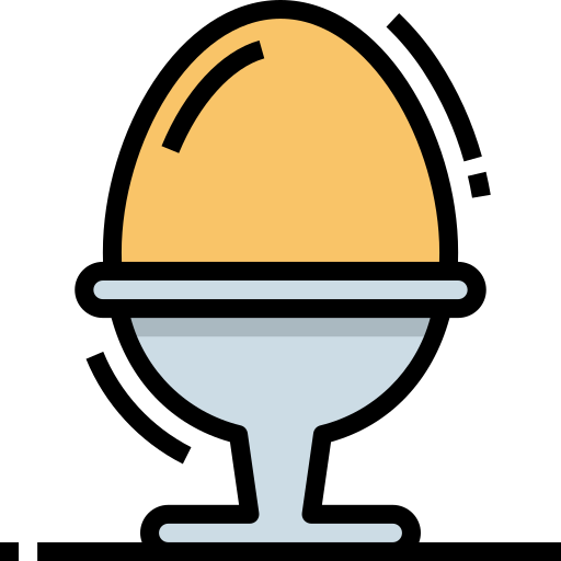 Boiled egg Nhor Phai Lineal Color icon