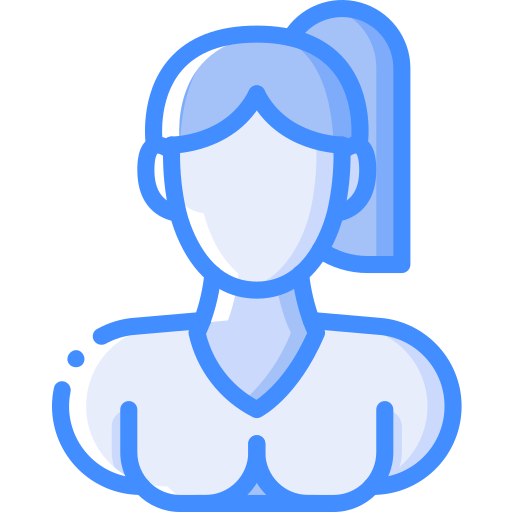 여자 Basic Miscellany Blue icon
