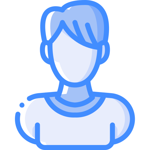 Male Basic Miscellany Blue icon