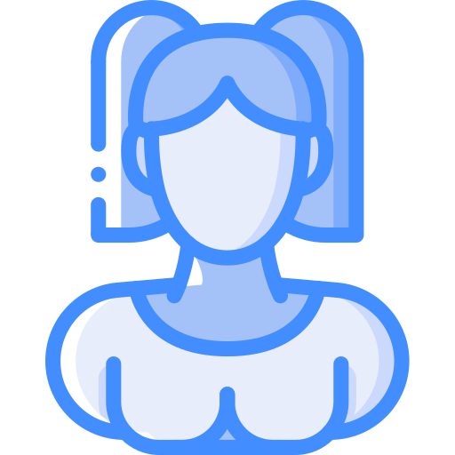 Female Basic Miscellany Blue icon