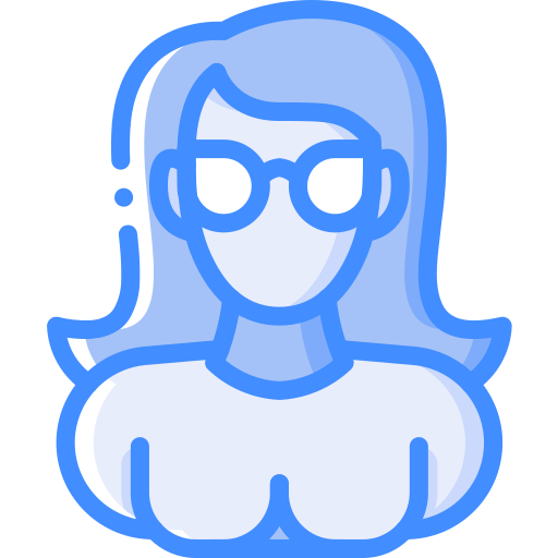 Female Basic Miscellany Blue icon