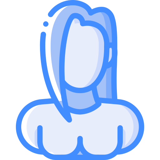 女性 Basic Miscellany Blue icon