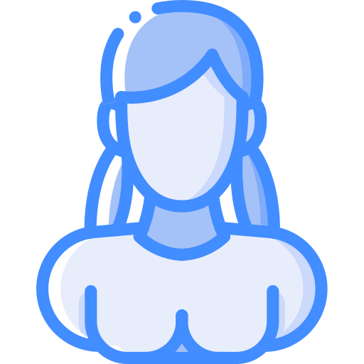 女性 Basic Miscellany Blue icon