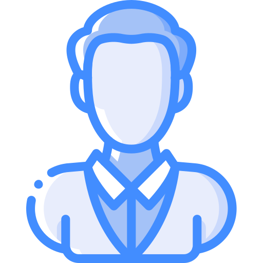 Male Basic Miscellany Blue icon