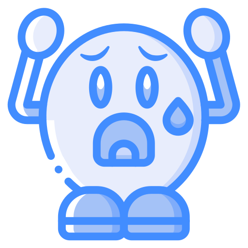 Scared Basic Miscellany Blue icon