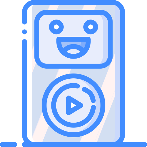 mp3-player Basic Miscellany Blue icon