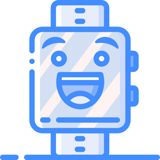 smartwatch Basic Miscellany Blue icon