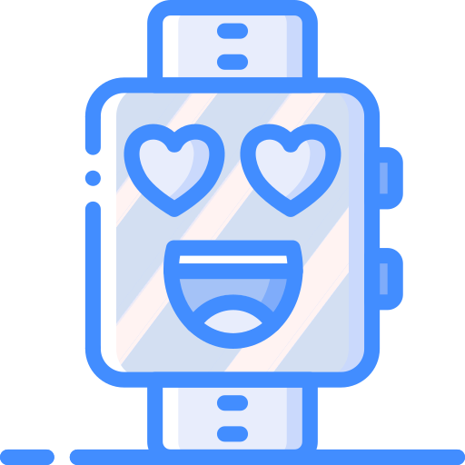 smartwatch Basic Miscellany Blue icon