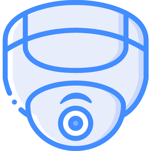 cámara de seguridad Basic Miscellany Blue icono