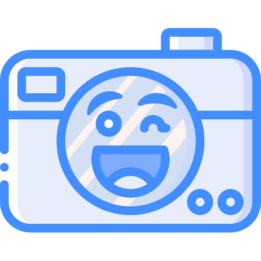 카메라 Basic Miscellany Blue icon