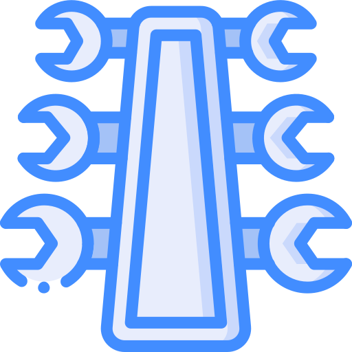moersleutel Basic Miscellany Blue icoon