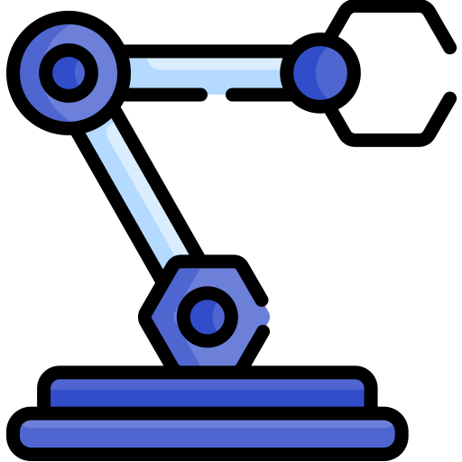 로봇 팔 Special Lineal color icon