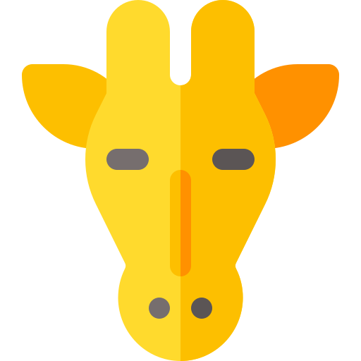 Girafa Basic Rounded Flat Ícone