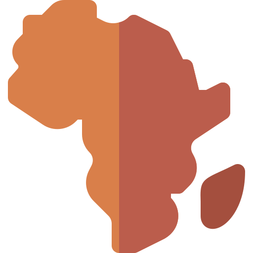 Africa Basic Rounded Flat icon